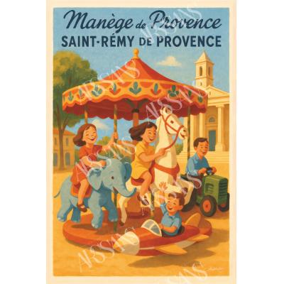 Manège de Provence – Souvenirs d’enfance à Saint-Rémy