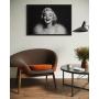 Visuel de Marilyn Rayonnante – Portrait Glamour Noir & Blanc