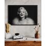 Visuel de Marilyn Rayonnante – Portrait Glamour Noir & Blanc