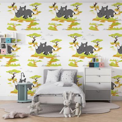 Papier Peint Rhinocéros