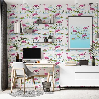 Papier Peint Flamant