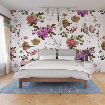 Papier Peint Aquarelle Rosis