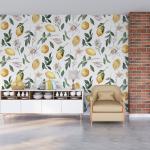 Papier Peint Aquarelle Lemon