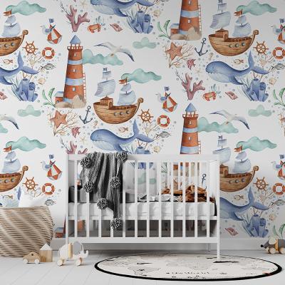 Papier Peint Aquarelle Navis