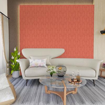 Peint Arabesque Volutea Rose Thé