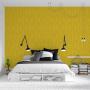 Visuel de Papier Peint Arabesque Volutea Jaune Safran