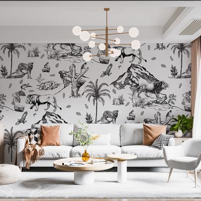 Papier Peint Lithographie Saxum