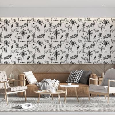 Papier Peint Lithographie Camelun