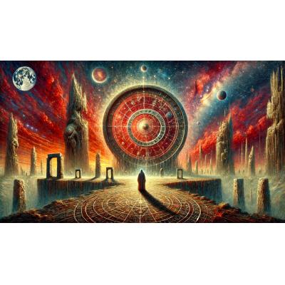 Devant la Roue des Mondes