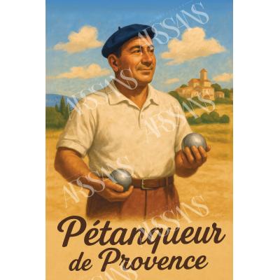 Pétanqueur de Provence