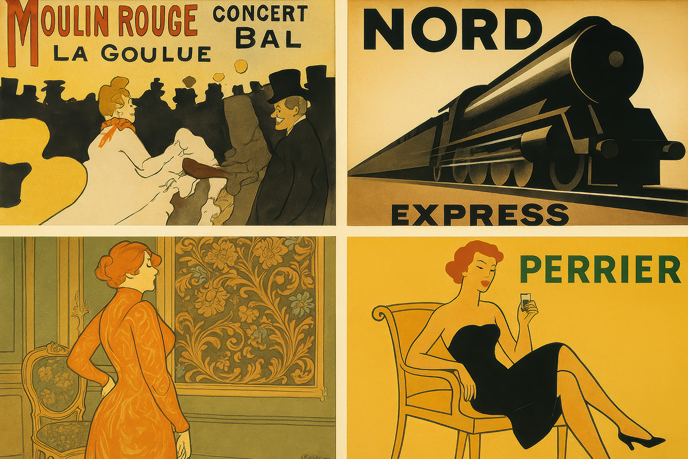 L’âge d’or de l’affiche illustrée, une source d’inspiration éternelle