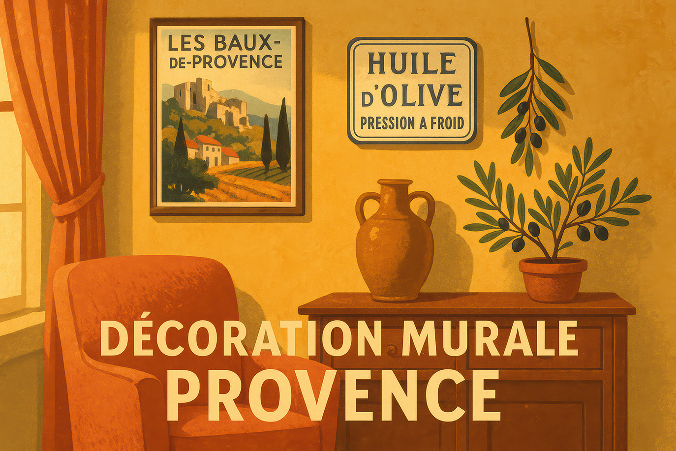 Décoration murale Provence : donnez à vos murs l’accent du Sud