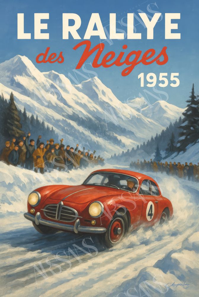 Le Rallye des neiges 1955